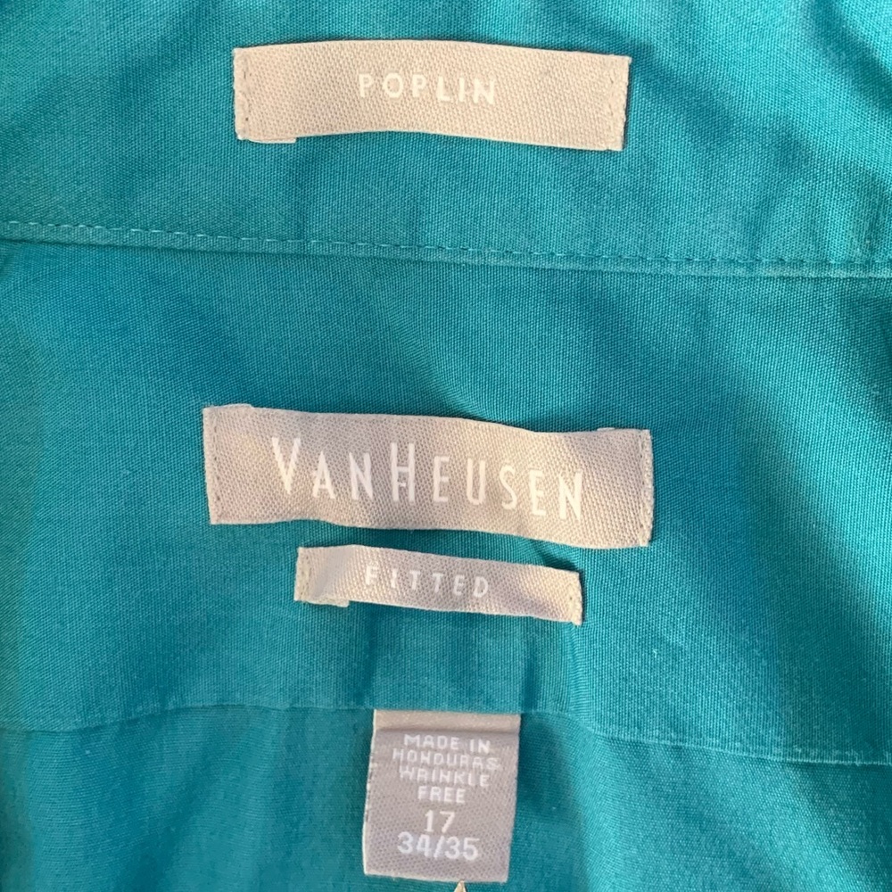 Van Heusen Fitted Button Down Dress Shirt - Picture 2 of 3